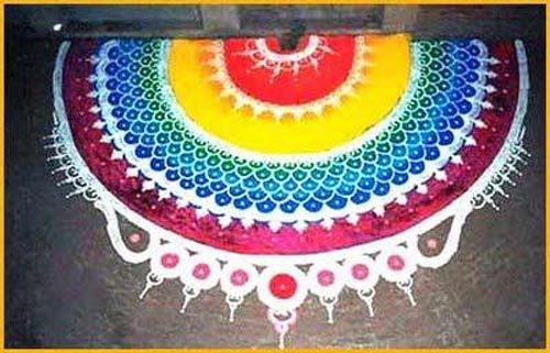 Decorate Your House With Latest Rangoli Designs On Diwali Festival