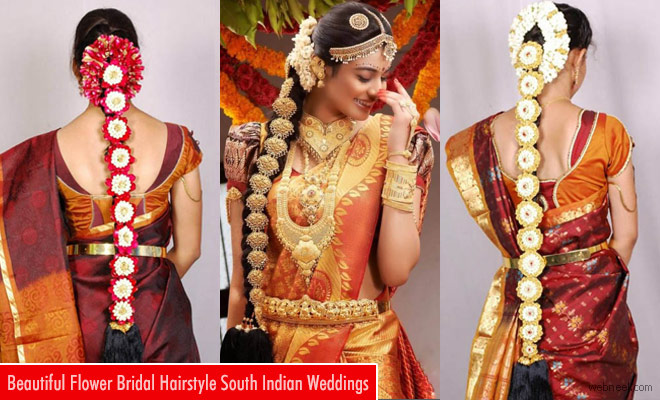 Best South Indian Bridal Hairstyle For A Beautiful Bride On Her Weeding