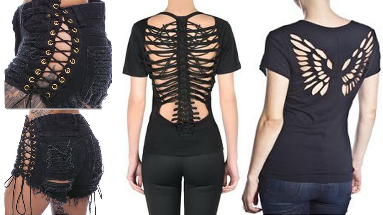 Creative T shirt Cutting Ideas to make your look cool Creative T shirt Cutting Ideas to make your look cool
