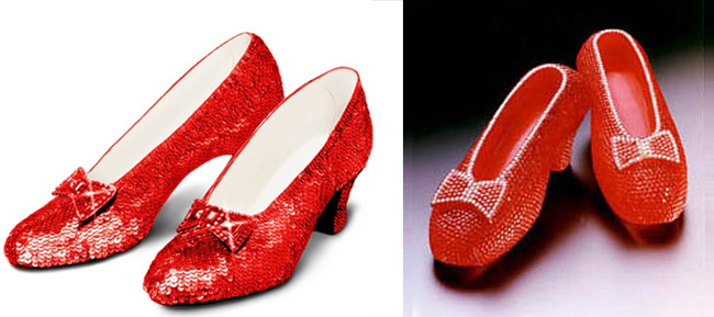 harry winston ruby slippers