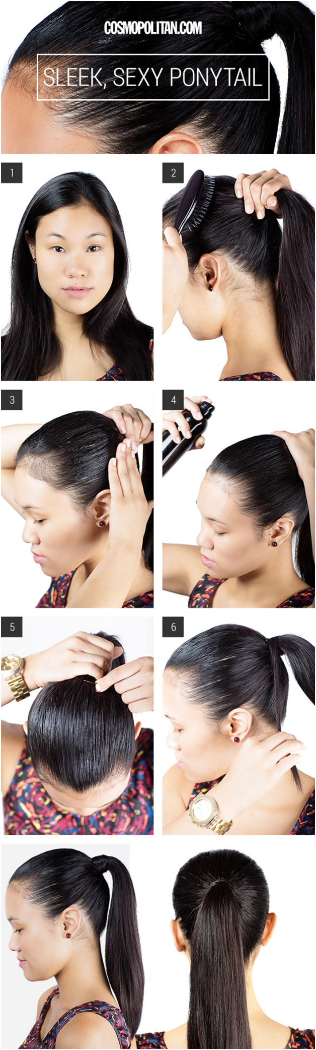sleeked-ponytail
