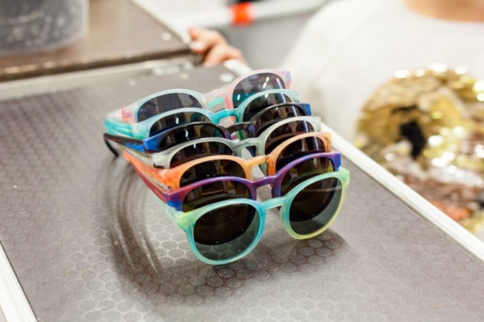 Recycled plastic sunglasses