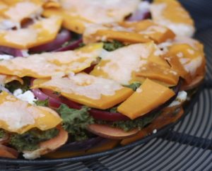 Kale and Butternut Squash Torte