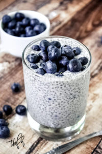 blueberry and vanilla bean pudding