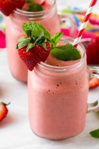 Strawberry and cream smoothie