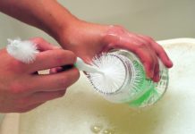 how to clean baby bottles