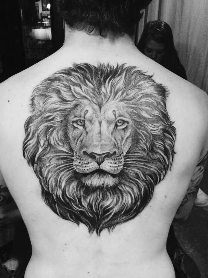 lion face tattoo designs