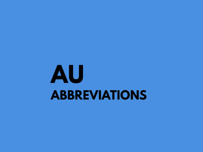 What Does AU Mean?