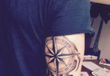 back of arm tattoo