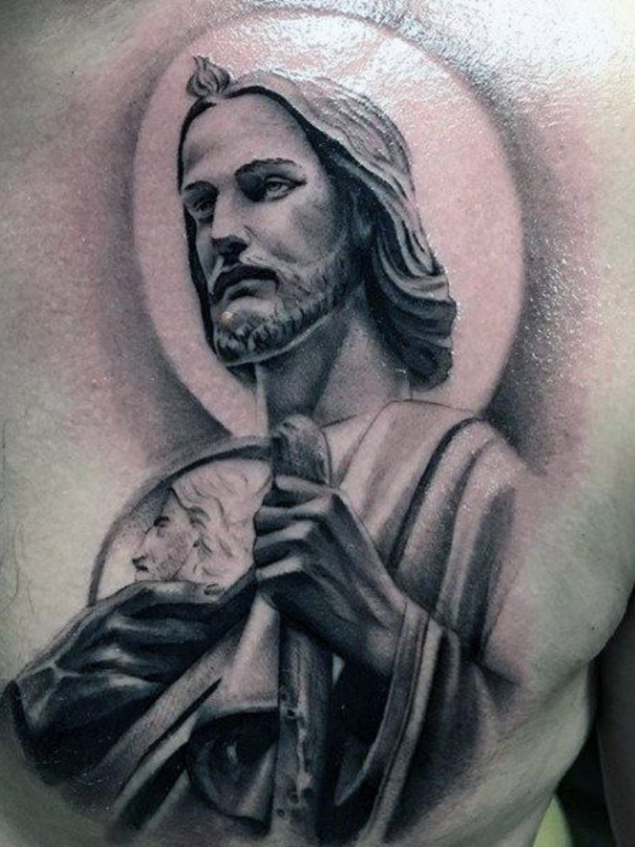 San Judas tattoo