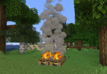 Minecraft campfire
