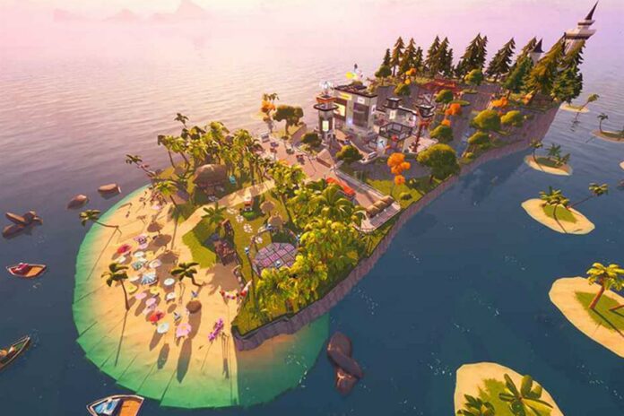 flip the island in Fortnite  