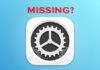 iPhone settings icon