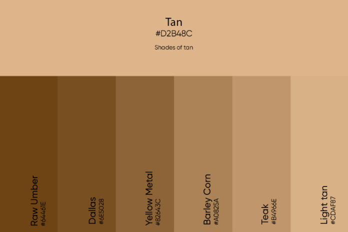 colors that make tan