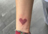 Girly Heart Tattoo Designs & Ideas