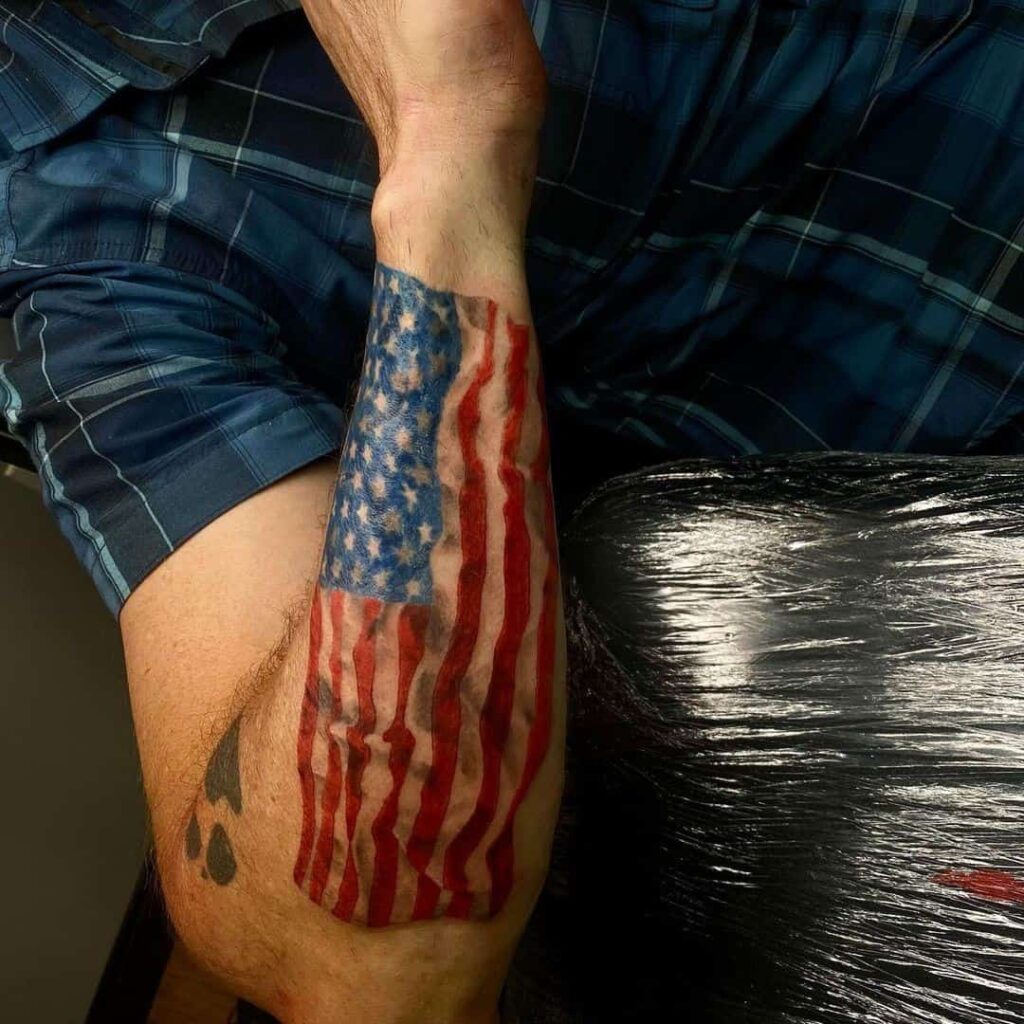 19 Phenomenal Flag Tattoos On Wrist  Tattoo Designs  TattoosBagcom