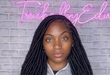 soft locs hairstyle