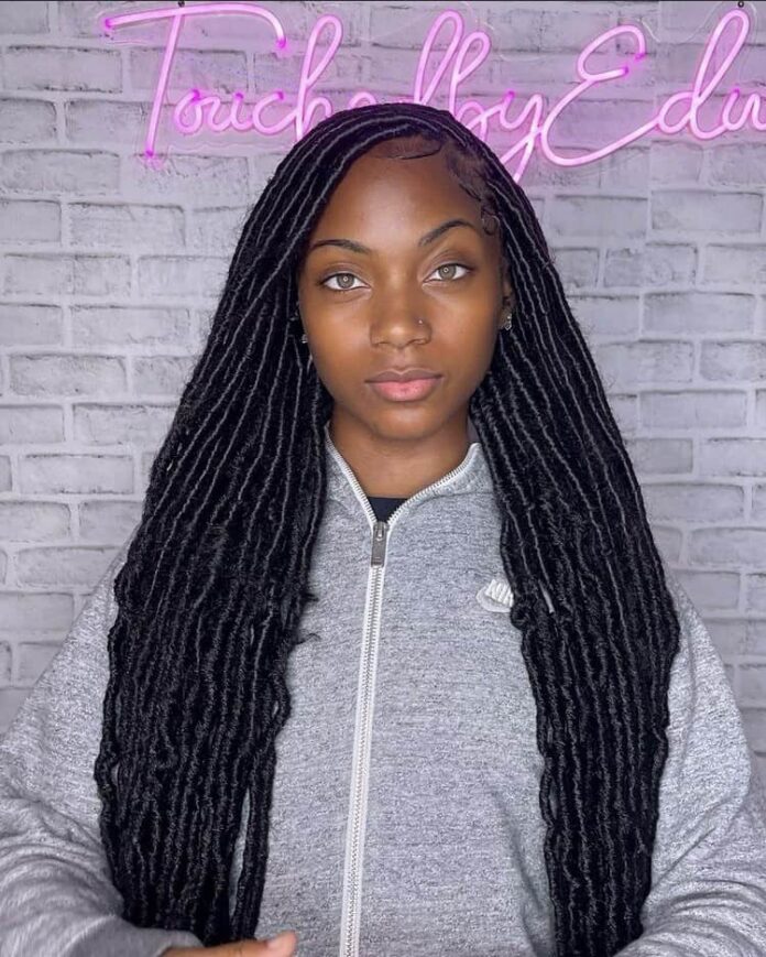 soft locs hairstyle