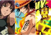 anime characters with tattoos