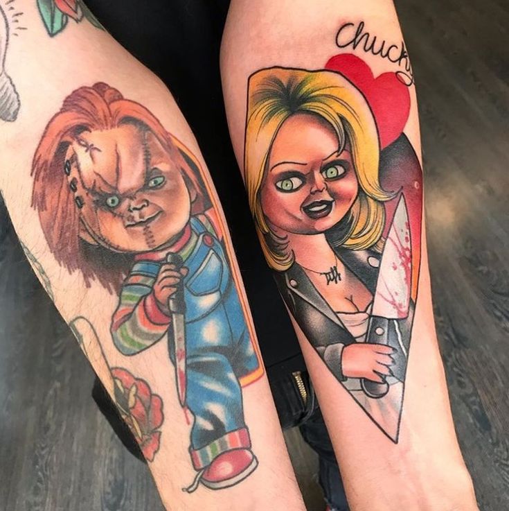 Tattoo uploaded by Erick CottoGarcia  Chucky scared of chycky  Tattoodo