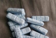 B707 XANAX BLUE BARS