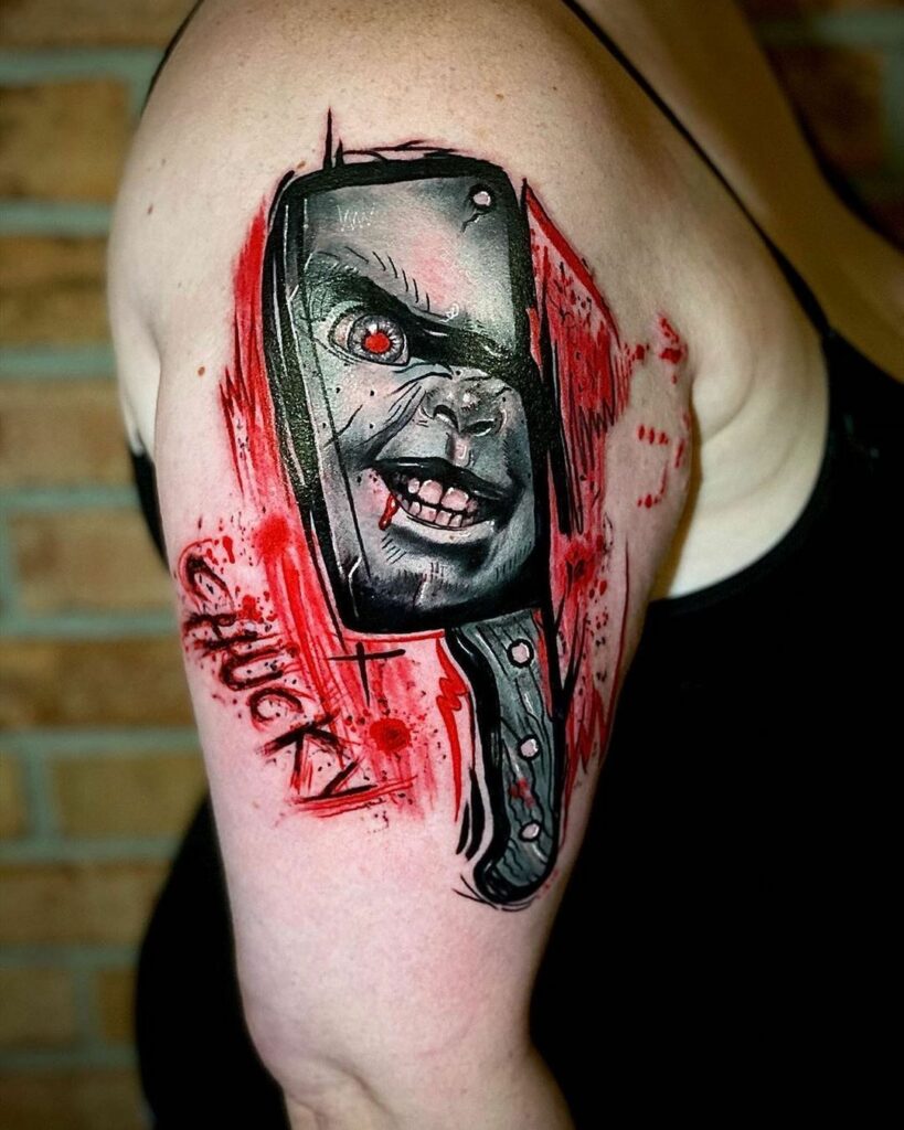 106 Action Packed Chucky Tattoos To Rejuvenate Feelings of Nostalgia