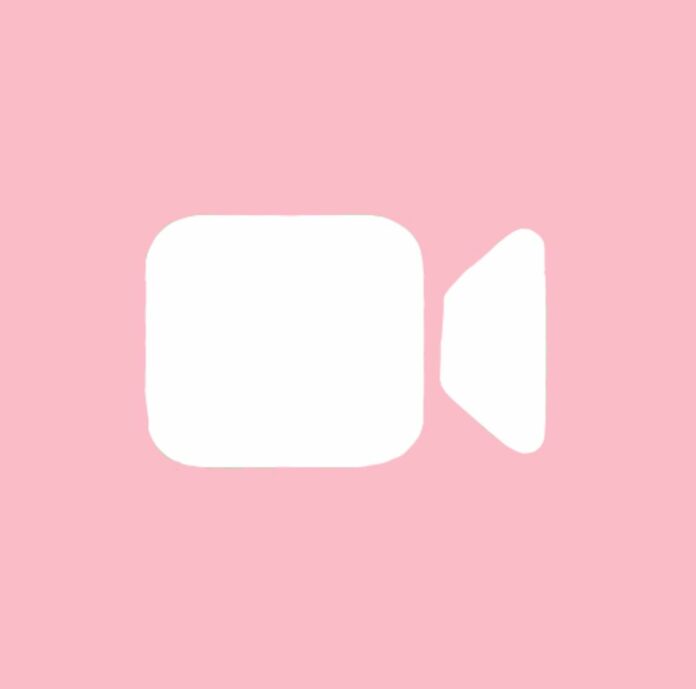 pink facetime logo