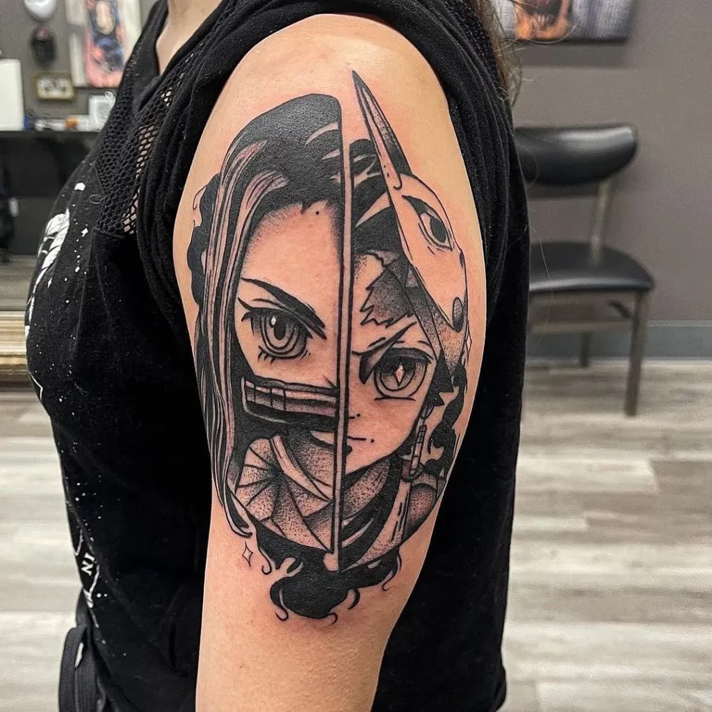 50 cool anime tattoos from Sailor Moon to Attack on Titan  Legitng