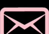 pink messages icon