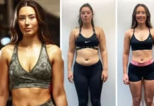 realistic 6 month body transformation female