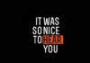 nice to hear from you