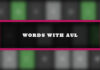 Five letter words with aul in the middle