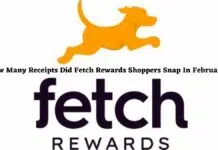 How often were recipes snapped up in February by Fetch Rewards customers?
