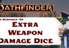 pathfinder damage dice