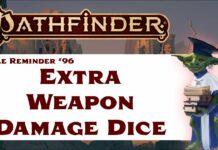 pathfinder damage dice