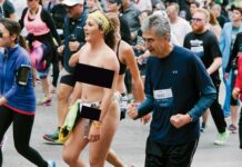 naked running