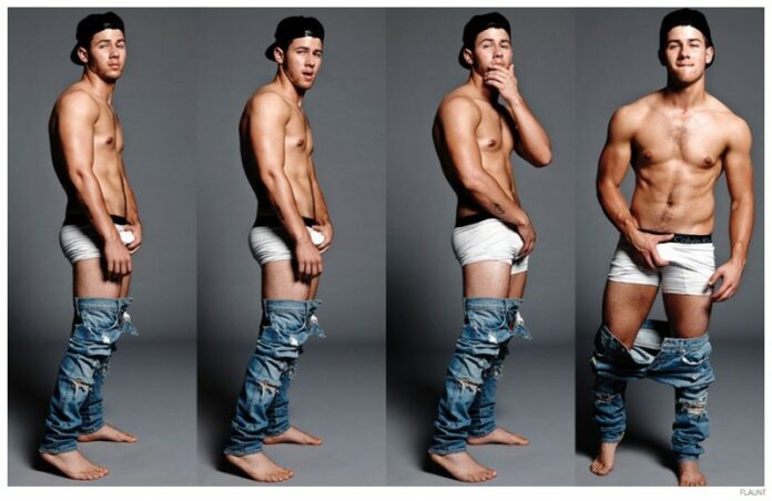 Nick Jonas Represents Calvin Klein Underwear FOR Brandish Photo Session