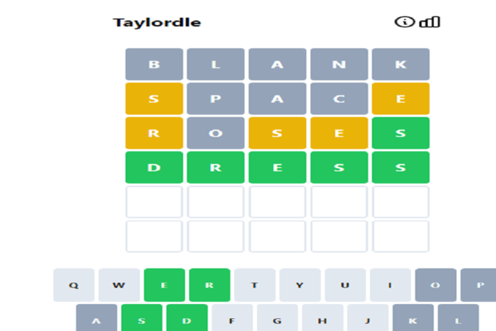 Taylordle Wordle Game