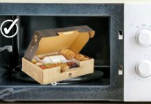 can you microwave cardboard