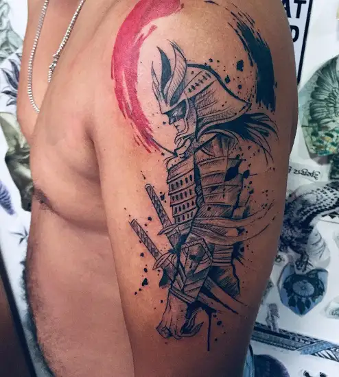 Samurai yakuza tattoo