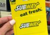 subway gift card balance