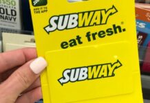 subway gift card balance
