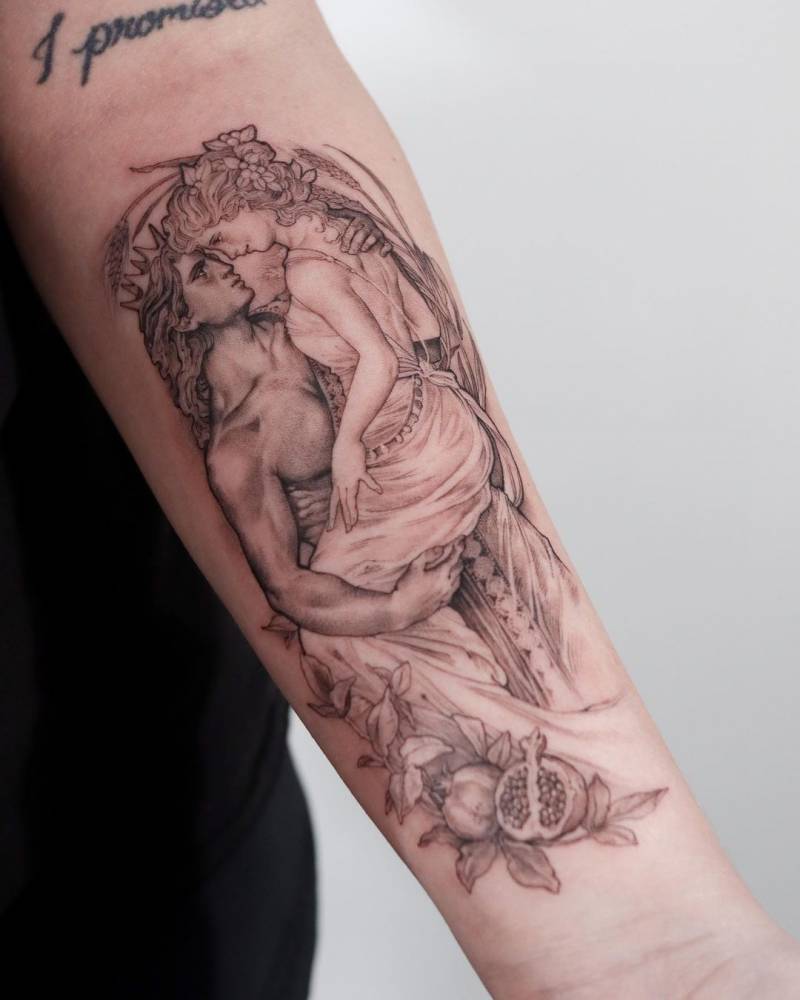 Persephone and Hades Tattoo