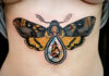 Death Moth Tattoo