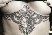 Under Breast Tattoo