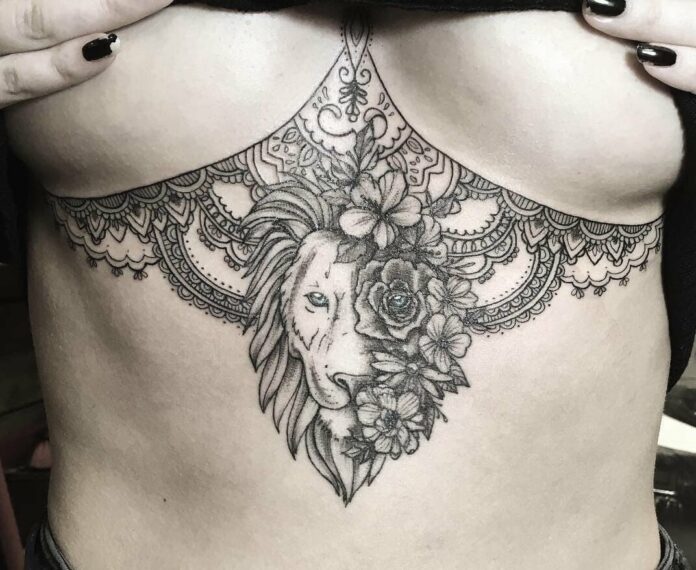 Under Breast Tattoo