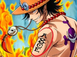ONE PIECE ACE TATTOO