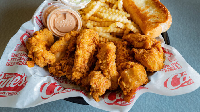 raising cane's delivery