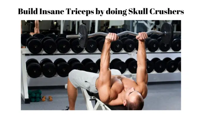 Build Insane Triceps by doing Skull Crushers